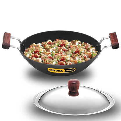 Hawkins Futura Nonstick Deep-Fry Pan 2.5L, 26cm, 3.25 mm with Glass lid