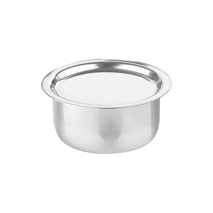 Milton Pro Cook Triply Stainless Steel Induction Tope with Lid, 16 cm / 1.59 Litre - 1370 gms
