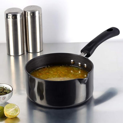 Vinod Black Pearl Hard Anodised Saucepan 1.7 litres | 16cm