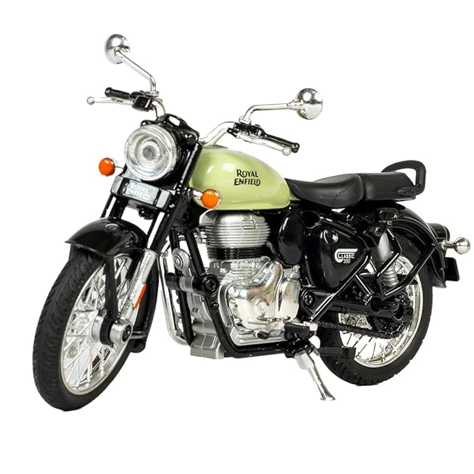 Centy Toys Royal Enfield 1:15 Scale Diecast Motorcycle Model Toy Pull Back Action
