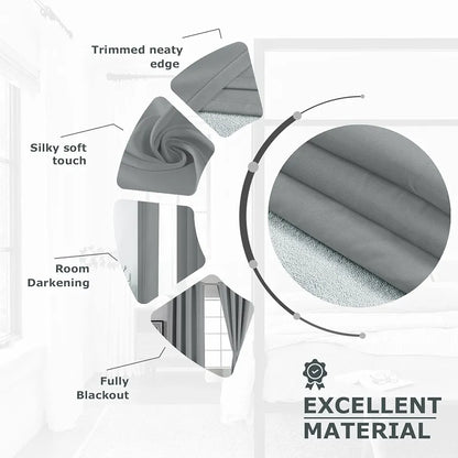 Divine Casa 7 Feet Velvet Blackout Door Curtain Premium Thermal Insulated Noise Reducing & Room Darkening Single Panel Colour Crimson (Pack of 1)