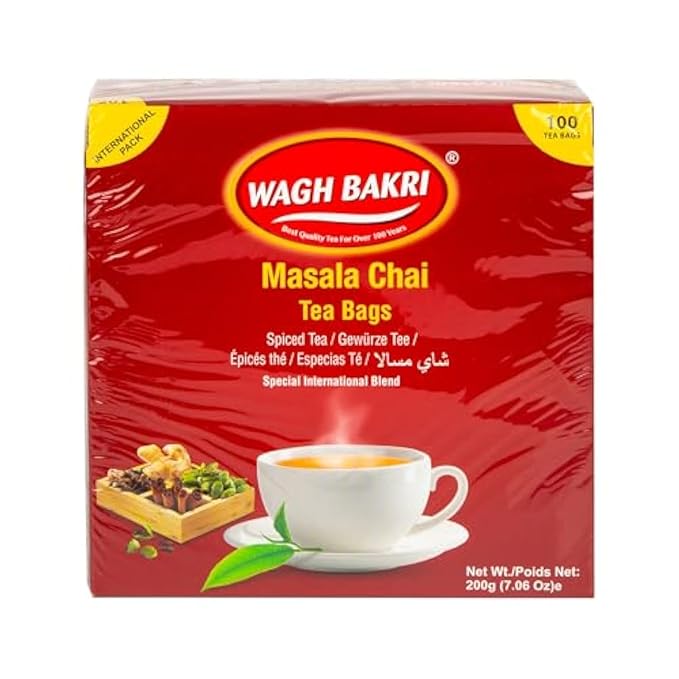 Wagh Bakri Masala Chai Tea Bags - 200 gms