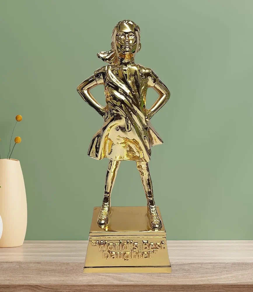 Gold Art India Gold Plated Figurine for Daughter World's Best Daughter