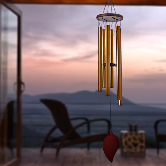 Wind Chimes 30 Inch 6 Rustproof Aluminum Tubes Large Deep Tone Wind Chimes