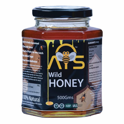 ATS Natural Pure Wild Honey - 500 gms