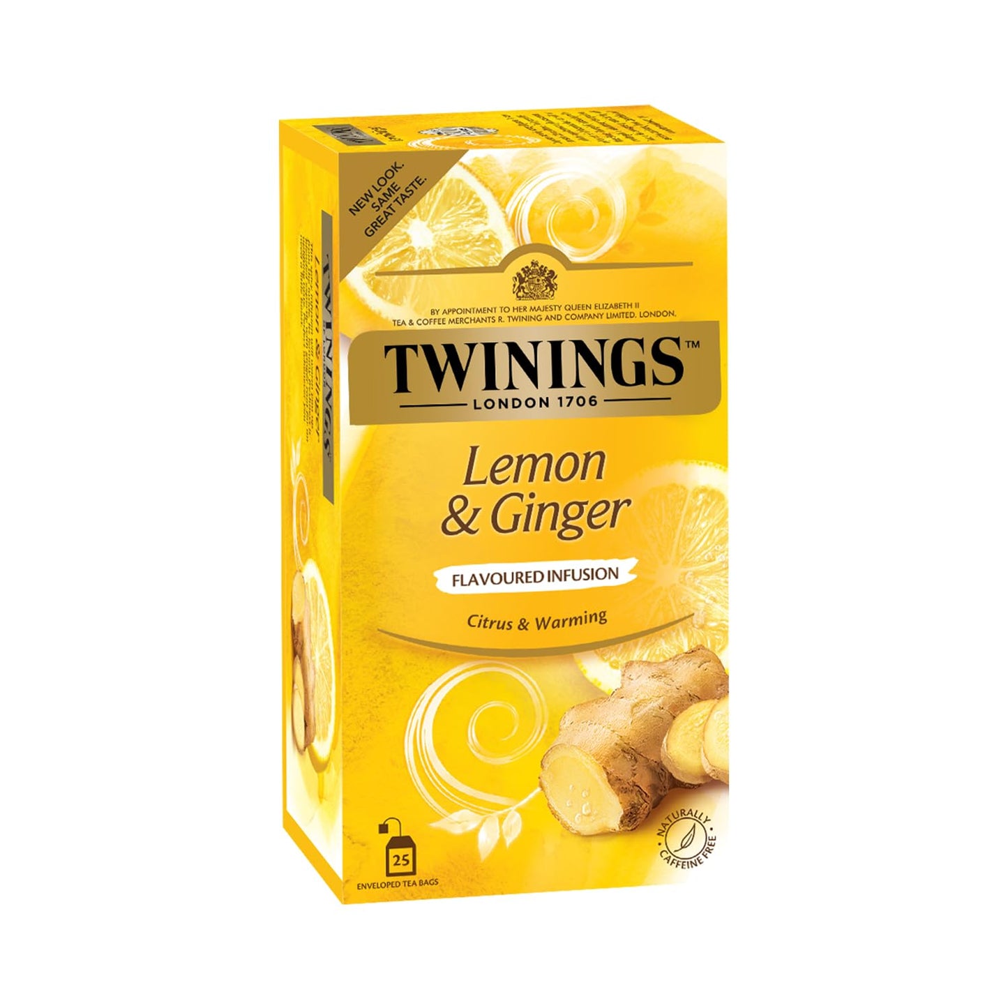 Twinings Lemon and Ginger Tea 25 Tea Bags- 50 gms