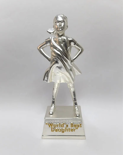 Gold Art India Silver Plated Figurine for Daughter World's Best Daughter