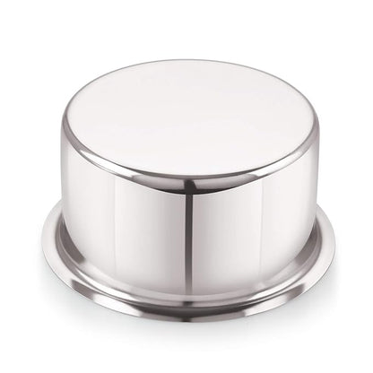 Neelam Stainless Steel 10 22G Flat Bottom Tope - 380 gms