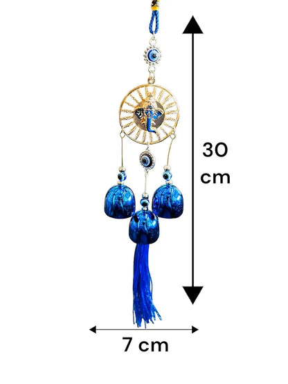 WS Evil Eye Ganesh Ji Wind Chime With 3 Bells