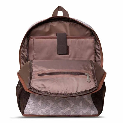 Zouk Printed Women's Jute Handcrafted Vegan Leather Multicolor Classic Backpack