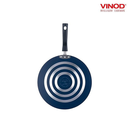 Vinod Zest Aluminium Non Stick Flat Multi Tawa - 32.5 cm | Triple Layer Ceramic Coating | 4mm Extra Thick Roti Tawa