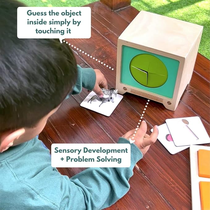 Curious Cub Montessori Learning Wooden Toys | Box 14 | Develop Problem/puzzle Solving |hand-eye Coordination & Brain Development