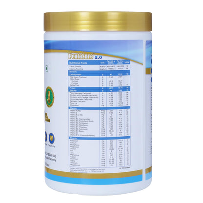 Pentasure 2.0 High Protein High Calorie Vanilla Flavour - 1000 gms
