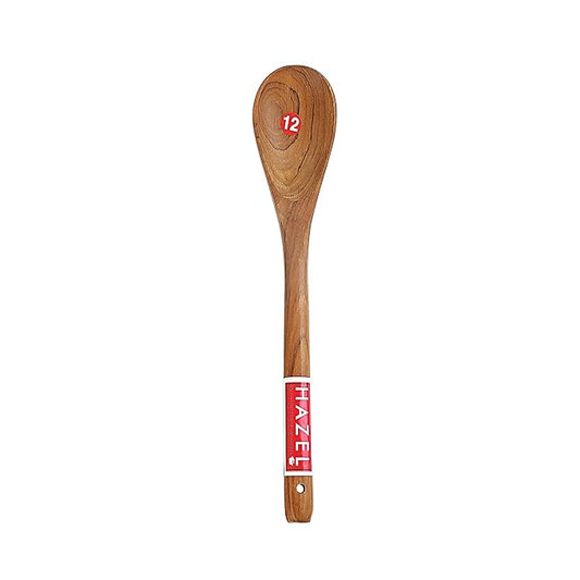 Hazel Wooden Oval Spatula Scoup Non Stick One Piece Cooking Serving Spoon Kitchen Tools Utensil Small Size