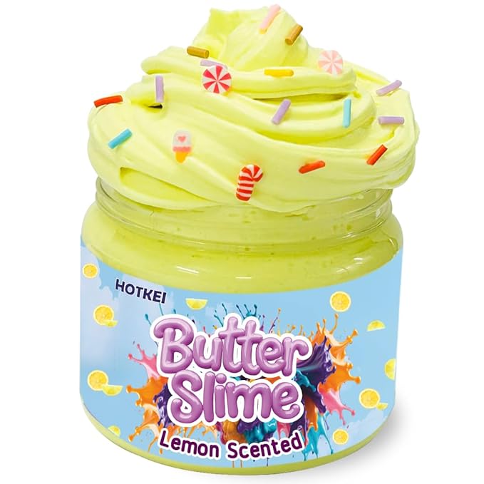Hotkei Jasmine Scented Butter Slime for Kids 3 to 10 Years - 150 gms