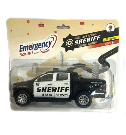 Centy Sheriff Pull Back Police Toy Car with Door Openable for 3Y+ Assorted Colours