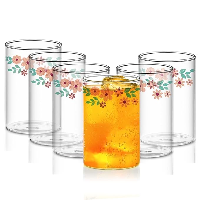 Borosil Vision Ayana 295 Ml Set of 6 Pieces Transparent Drinking Glass