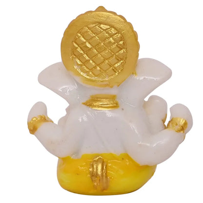 Jaipur Ace Polyresin Mini Ganesh Statue Decorative Showpiece Ganesha