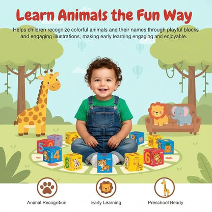 Toymate Stack O Fun Educational Stacking N Nesting Cubes for Kids