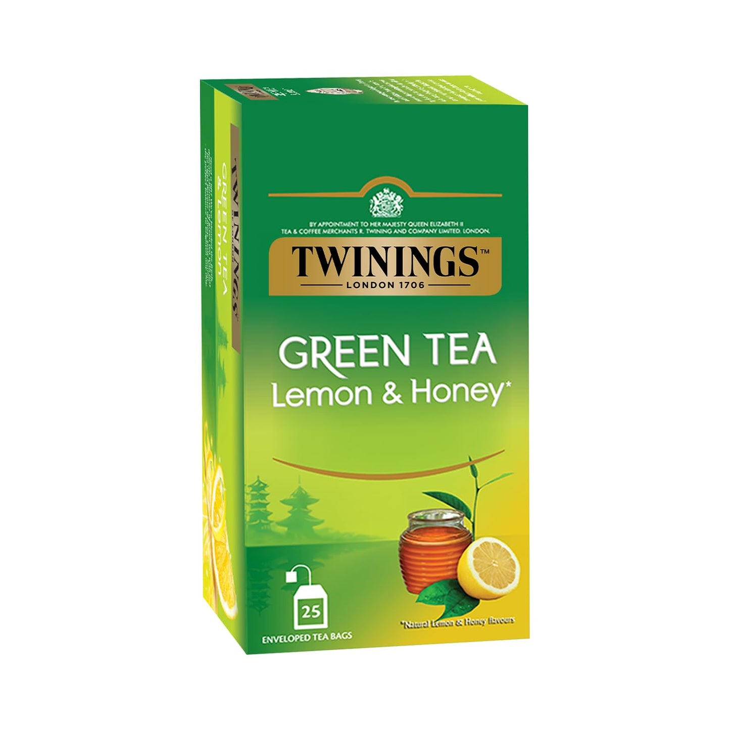 Twinings Green Tea Lemon Honey 25 Tea bags - 50 gms