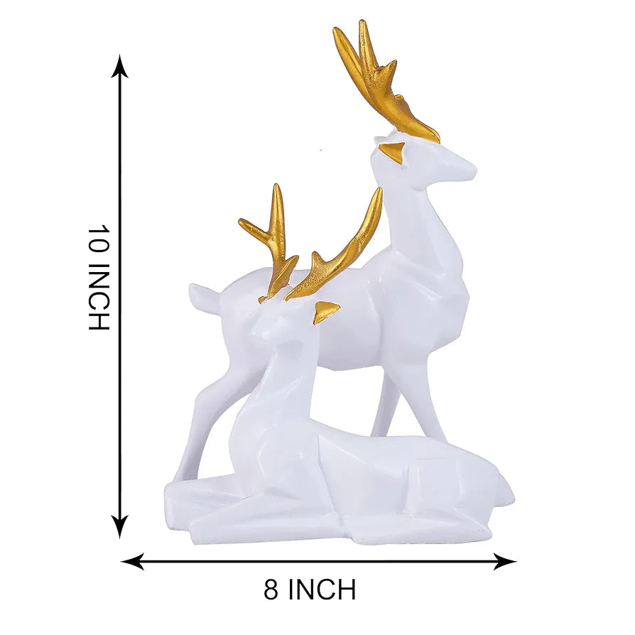 Zart Deer Home Decor showpiece