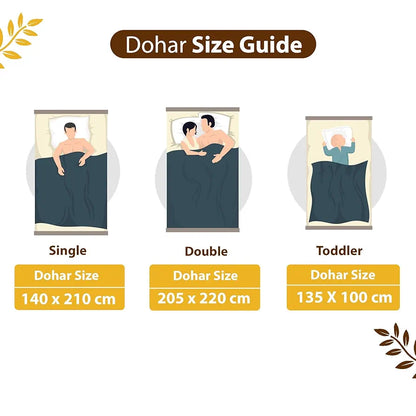 Divine Casa 120 GSM Microfiber Double Dohar Soft & Lightweight Throw Blanket Chevron Pattern Colour Orange Chevron