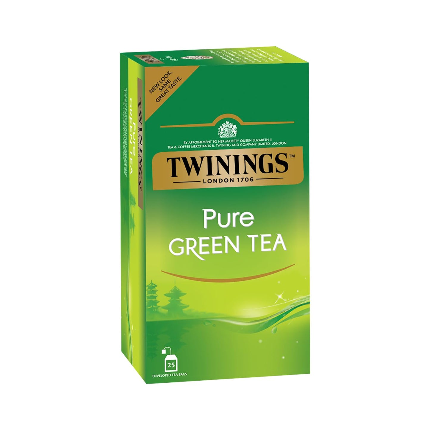 Twinings Pure Green Tea 25 Teabags - 50 gms