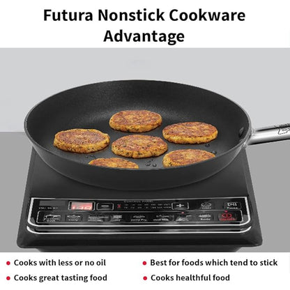 Hawkins Futura 30 cm Frying Pan Non Stick Fry Pan with Stainless Steel Handle