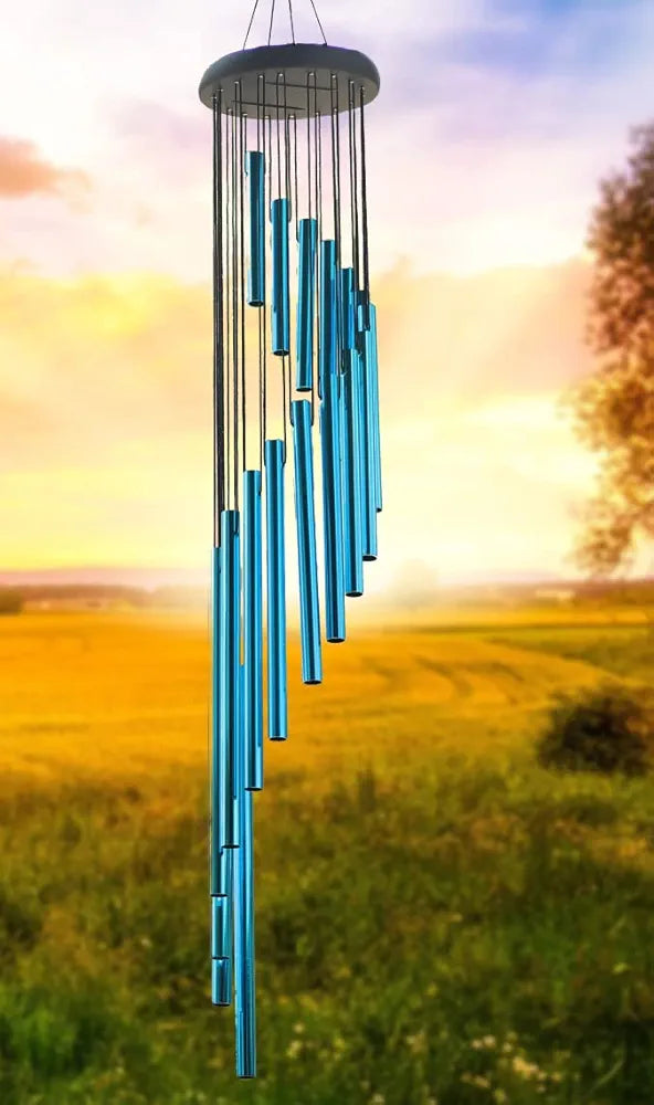 Paradigm Pictures Wind Chimes for Home Blue