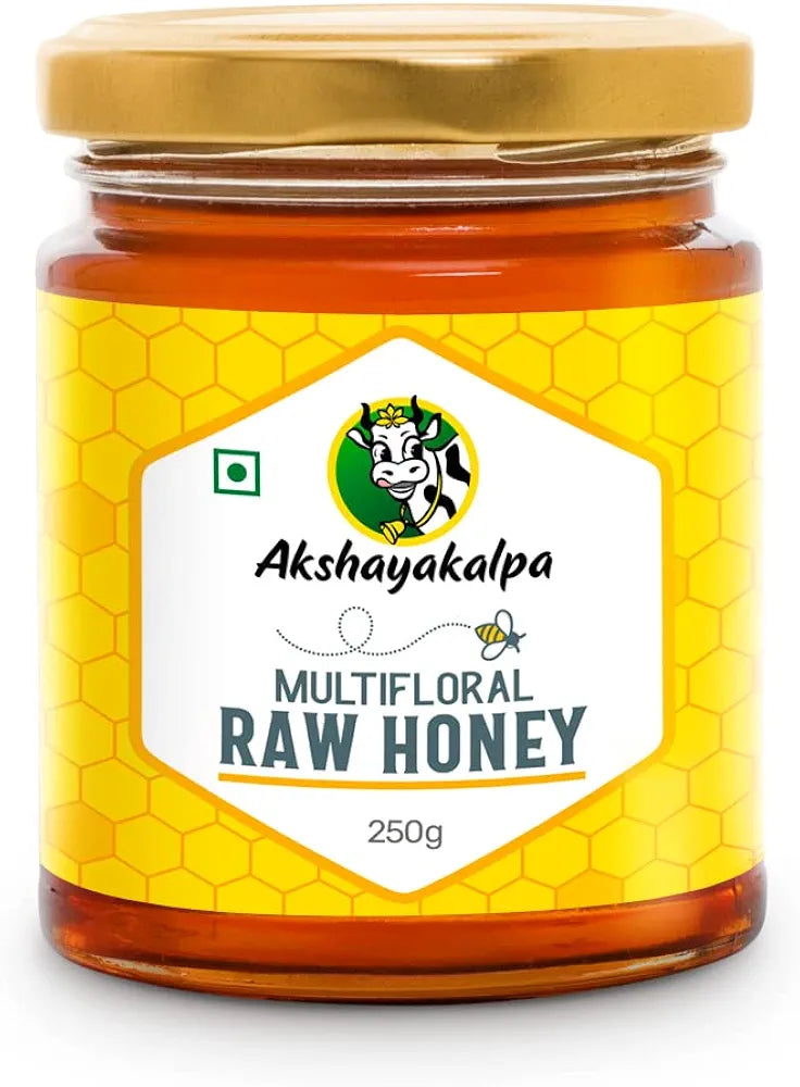Akshayakalpa Multifloral Raw Honey 250 gms