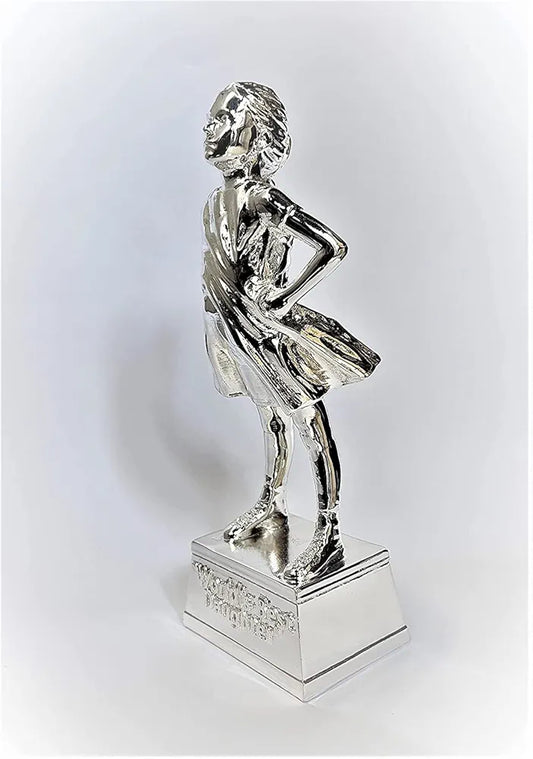 Gold Art India Daughter Figurine Silver Plated World's Best Daughter