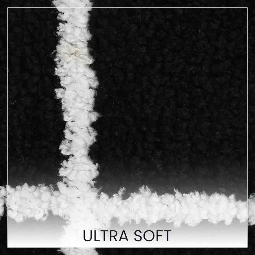 Sashaa World Microfiber Bathmat Colour Black (Pack of 2)