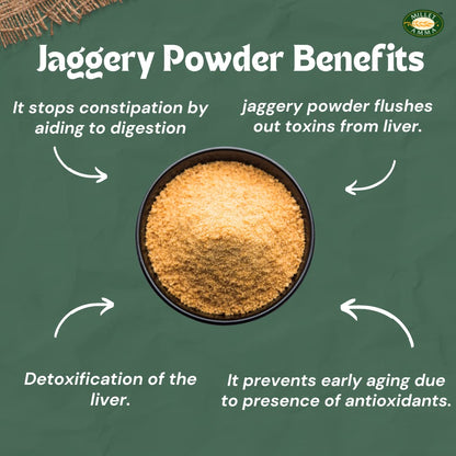Millet Amma Organic Jaggery Powder - 1000 gms