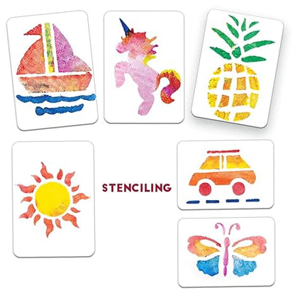 Toykraftt Finger Painting For Toddlers 4-in-1 Activity Toys For 2+ Year Old Painting Mega Kit