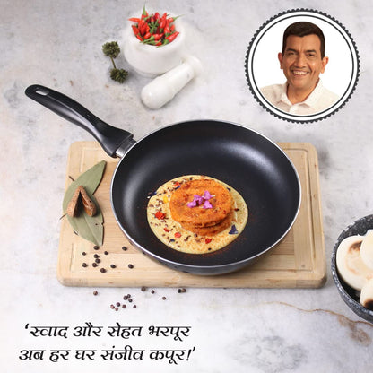 Wonderchef Ultra 24 cm Non-Stick Fry Pan with Induction Bottom & Cool-Touch Bakelite Handle