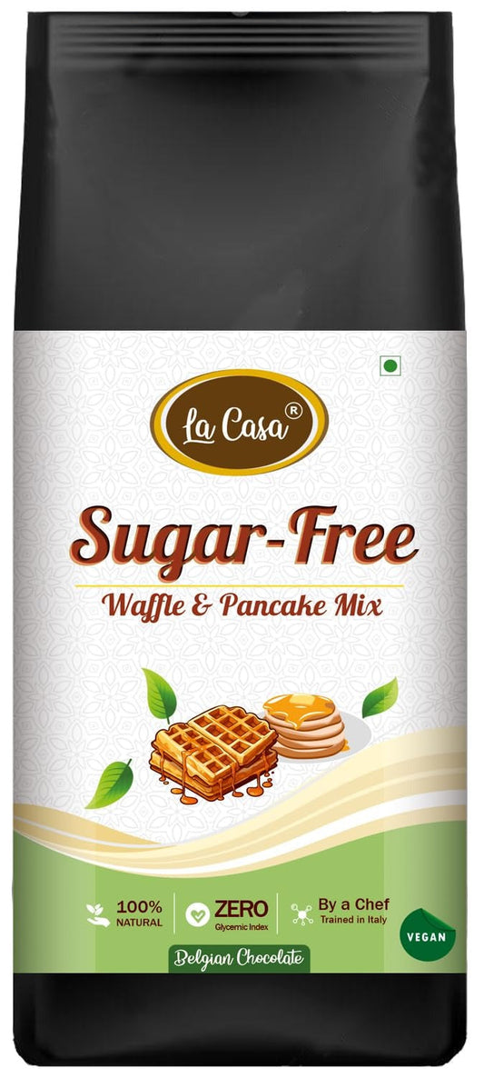 La Casa Sugarfree Waffle & Pancake Mix - Vanilla - 350 gms