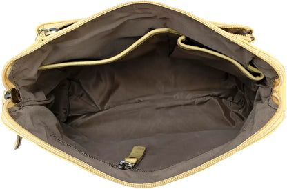 Goatter Genuine Leather 9" Inch Sling Cross-Body Bag For Women's