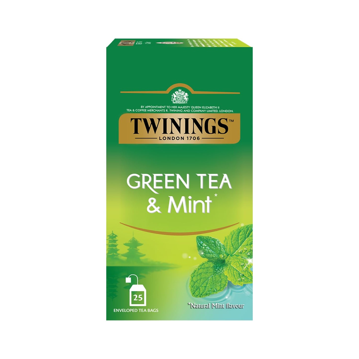 Twinings Green Tea Mint 25 Tea bags - 50 gms