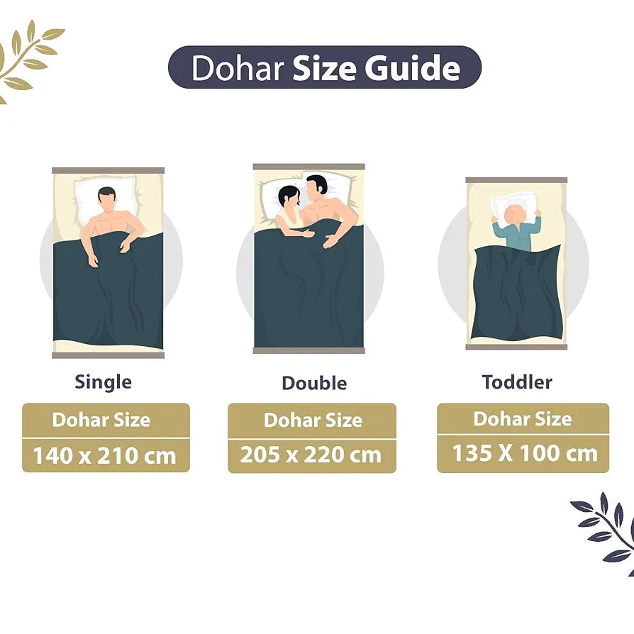 Divine Casa 120 GSM Microfiber Double Dohar Soft & Lightweight Throw Blanket Arrow Print Pattern Colour Navy Blue