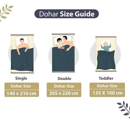 Divine Casa 120 GSM Microfiber Single Kids Dohar Soft & Lightweight Throw Blanket Arrow Print Pattern Colour Navy Blue