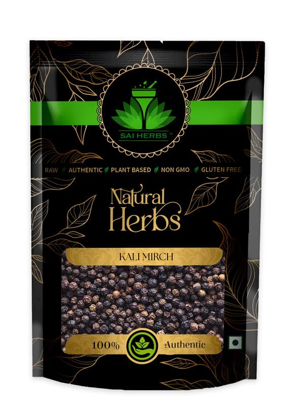 Sai Herbs Organic Gluten Free Black Pepper - 1 kg