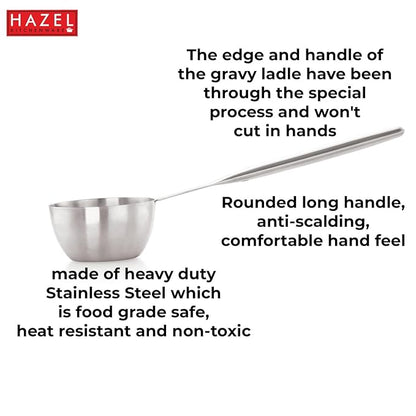 Hazel Stainless Steel Ladle With Handle Doya Loti Tea Pourer Loti Tea Pourer Canteen Server