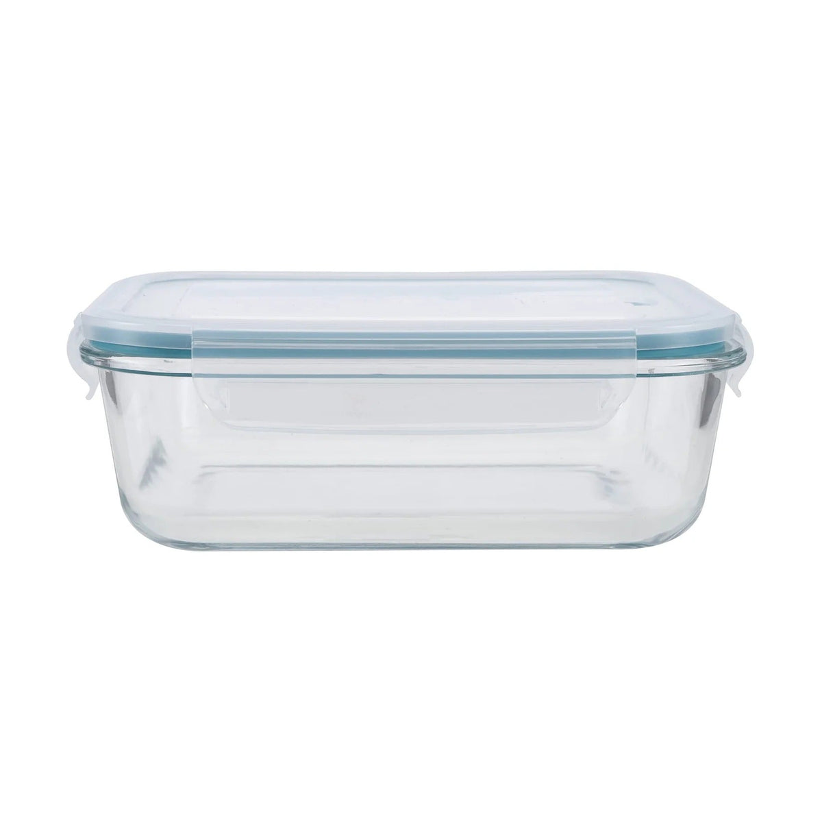 Anko 1L Glass Storage Container with Lockable Lid | Leak-Proof | Spill-Proof | Clear