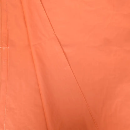 Kuber Industries Shower Curtain Bathroom Shower Curtain 8 Rings Curtain Lining Orange