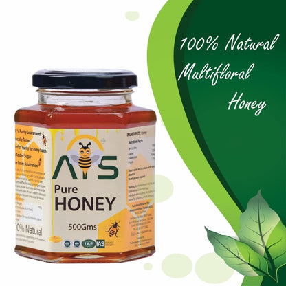 ATS Natural Pure Multifloral Honey - 500 gms