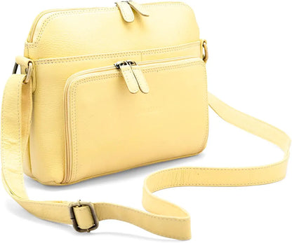 Goatter Genuine Leather Casual Sling Bag for Girls and Women