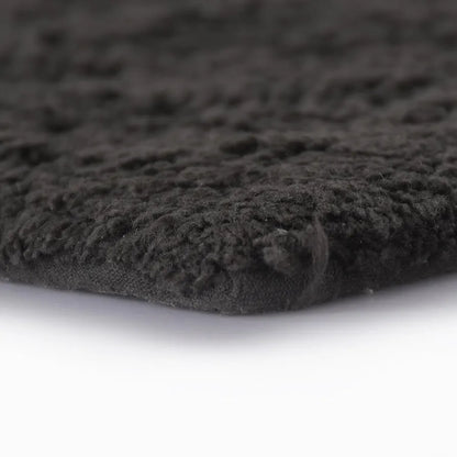 Sashaa World Cotton Tufted V Striped Colour Dk Grey Bathmat And Contour Set Bathmat
