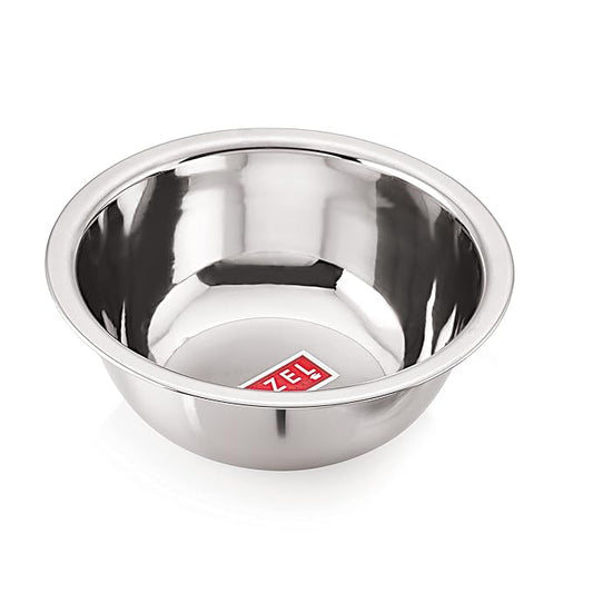 Hazel Stainless Steel Serving Bowl Snacks Serving and Mixing Bowl Accessories