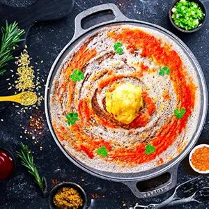 Solara Cast Iron Tawa for Dosa 12 Inch 30 Cm Tawa for Dosa Uthappam Roti Chapati