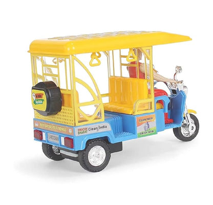 Centy Toys e Rickshaw with Realistic Design 3 Wheels Pull Back Action